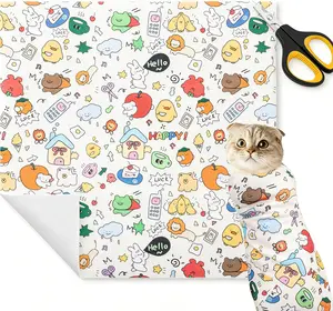 Cat Grooming Wrap with Cat Nail Clipper(27.6"x27.6"), Cat Restraint Wrap for Cutting Nails Anti Scratch/Bite/Escape, Large Cat Swaddle Wrap, Cat Grooming Supplies