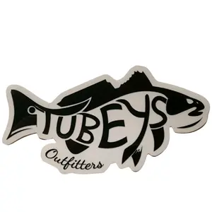 Tubeys Outfitters Logo Sticker - Durable Design for Tackle Box, Vehicle and more