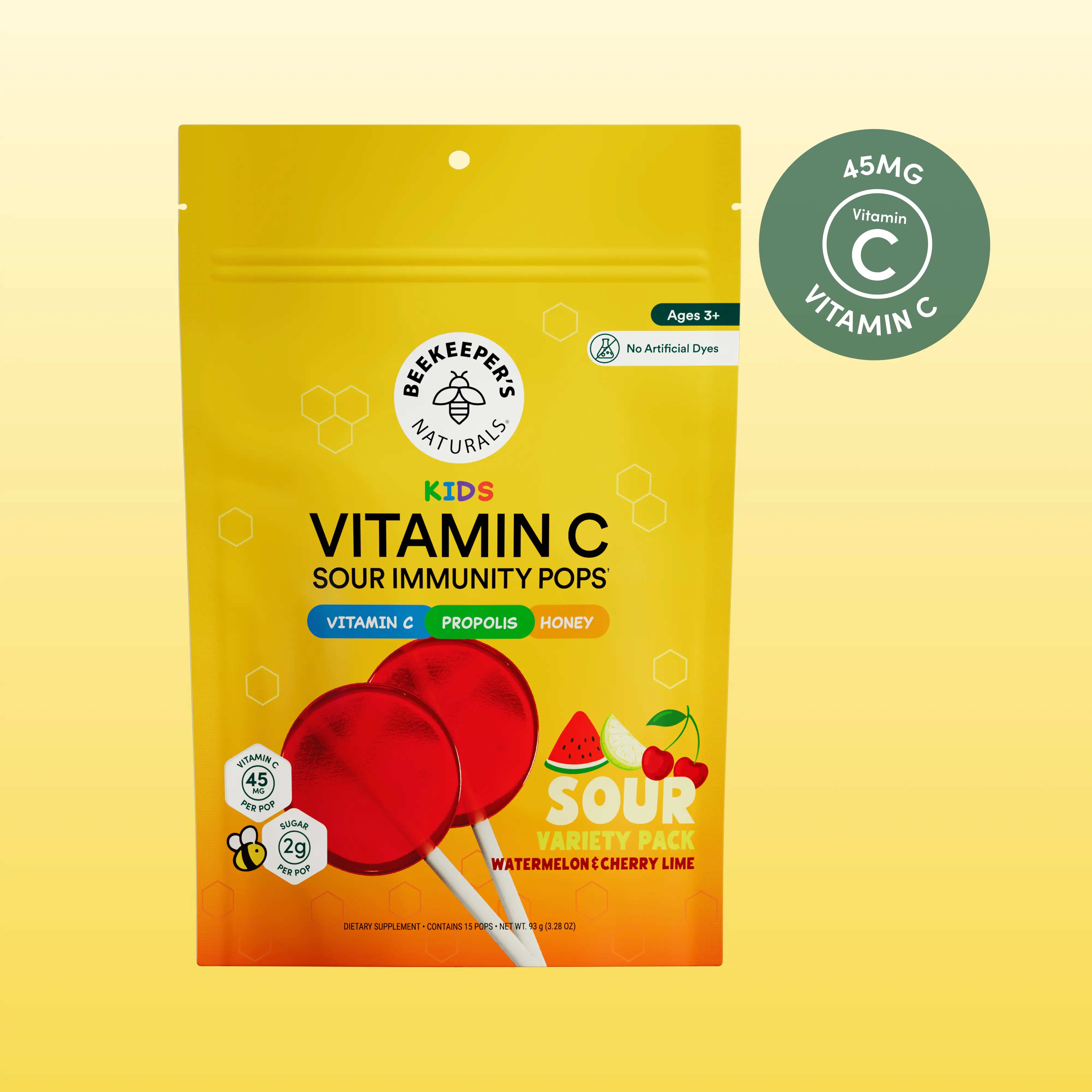 Vitamin C Immunity Sour Pops