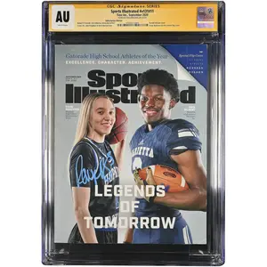 Paige Bueckers University of Connecticut Autographed Sports Illustrated September 2020 Volume 131 No.11 Legends of Tommorow CGC Authenticated Magazine - Fanatics Authentic Certified