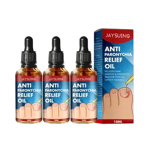 3-Pack Jaysuing Anti Paronychia Relief Oil Pain Treatment Reduce Ingrown Toenails Drops Corrector Repair Liquid Anti-fungal Disinfects Soften Care Paronychia Treatment Pain Relief Nail Serum Recover Oil 10ml