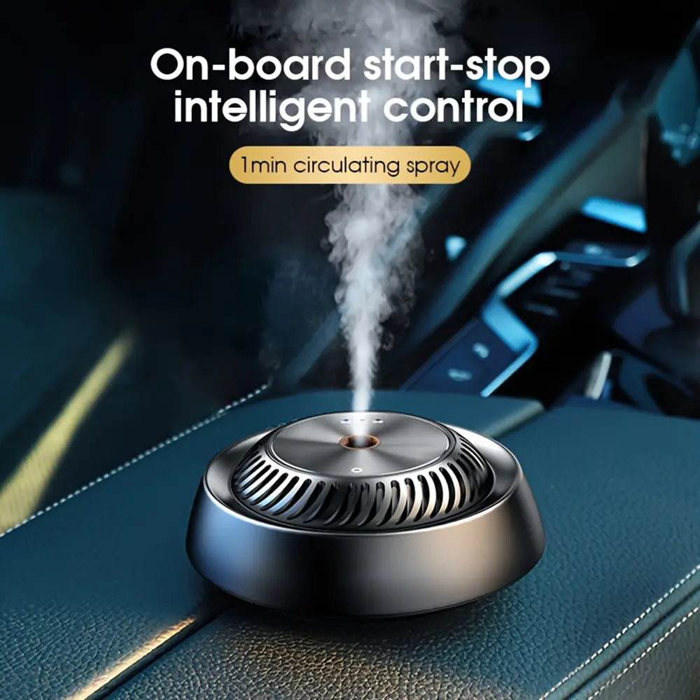 Intelligent Aromatherapy Car Perfume with Start and Stop Fragrance, Electromechanical Automotive Accessories
