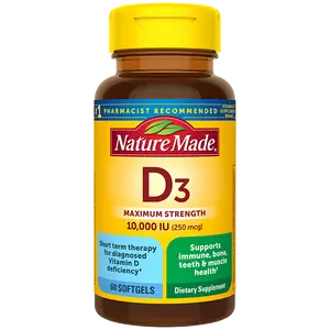 Vitamin D3 Maximum Strength 10,000 IU (250 mcg)