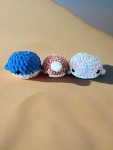Crochet Whales and Narwhal