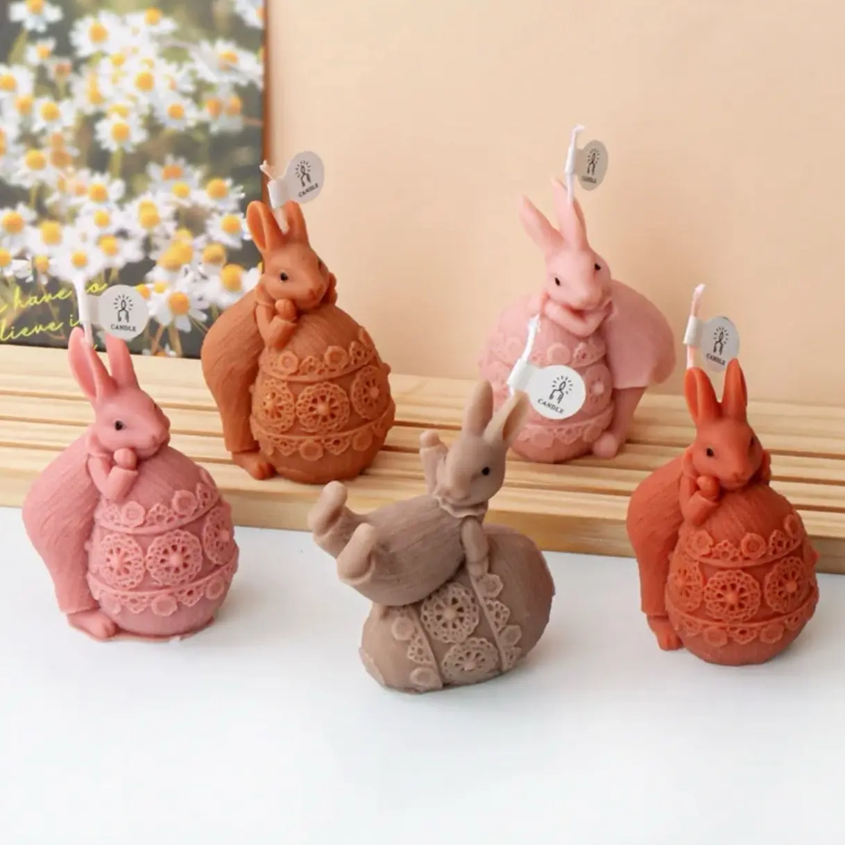 Easter Bunny Candles
