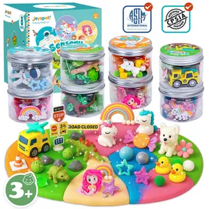 JOY SPOT! Play Doh, 8-Pack Sensory Play Dough, Non-Toxic, Back to School Classroom Supplies,Back to School Gifts, Preschool Toys for Kids,Birthday Gift for Kids,Christmas Gift for girls and boys