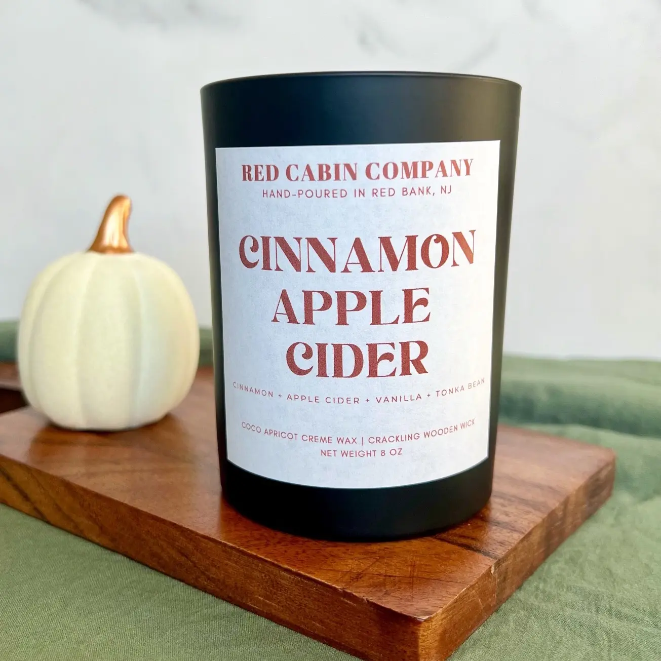 CINNAMON APPLE CIDER - Fall Candle
