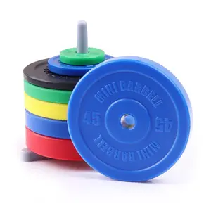 Mini Barbell Color Bumper Plates Mini Barbell Color Bumper Plates