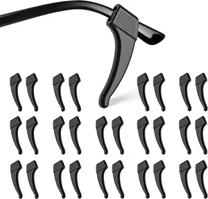 16 Pairs Anti-slip Glasses Ear Hook, Comfortable Silicone Elastic Eyeglasses Temple Tips Sleeve Retainer-For Eyewear Sunglasses Spectacles Glasses
