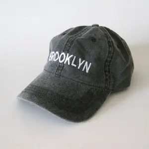 Brooklyn cap embroidered cap baseball cap dad cap Brooklyn hat Washed Cap