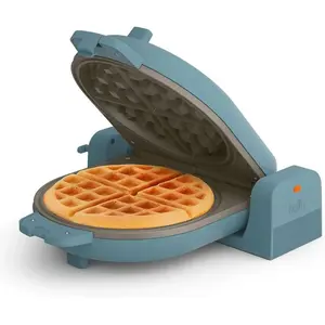 Flip-N-Store Belgian Waffle Maker, Evergood Ceramic Nonstick Coating, Fits-Anywhere Kitchenware, Power Indicator Light &