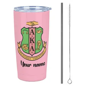 Personalized Alpha Kappa Alpha Water Bottle,AKA Tumbler,Sorority Initiation Gift