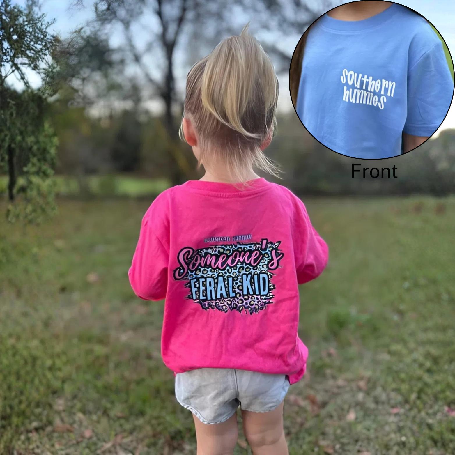 Someone’s Feral Youth Shirt_sweatshirt, Southern Style, Southern Hunnies, Youth Shirt, Kids Clothing, Outdoor Shirt, Family Shirt, School Outfit, Fall and Winter Outfit, Trending Shirt, Perfect Gift