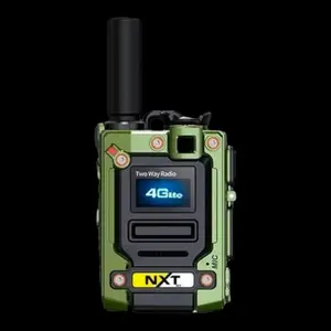 Nx300 DARK GREEN Two Way Radio with Worldwide Encrypted Communication Stylish Finish Clear Digital Voice Quality Fast Push to Talk Response Long Battery Life Ideal for Travel Security Events Outdoor Use and Team Coordination       Walkie Talkie