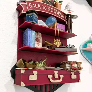 Hogwarts miniverse display shelf for Harry Potter Back to Hogwarts series