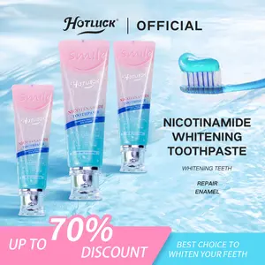 Hotluck Niacinamide Whitening Toothpaste: Removes Deep Stains, Brightens Teeth, and Refreshes Breath