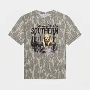 Men’s Tactical Camo T Shirt Military Streetwear Graphic Tee Casual Outdoor Cotton Shirt