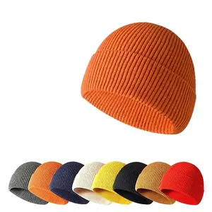 Integrated Seamless knitted Hat Winter Fabric Hat For Adult Unisex Skullies & Beanies