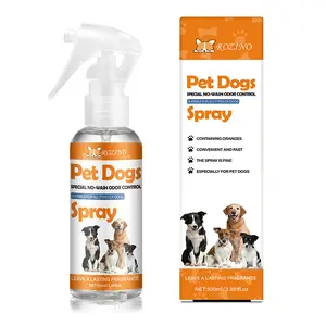 【Ten pack is cheaper】Rozino Pet Dog Spray - Special No-Wash Odor Control for All Dog Breeds & Sizes - Easy Application & Lasting Fragrance - 100ml
