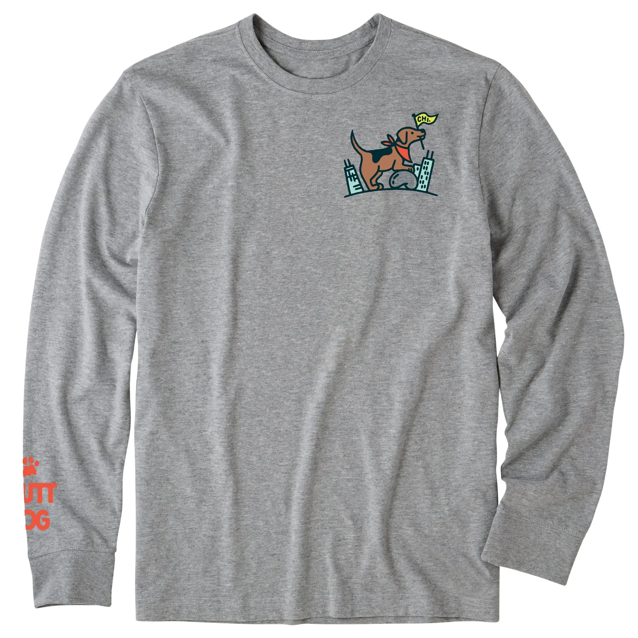 PAWS Chicago x Mutt Dog Long Sleeve Tee