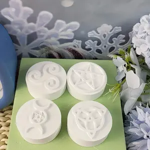 Tiny Pentagram Witch Prepared Candles - Pack of 4