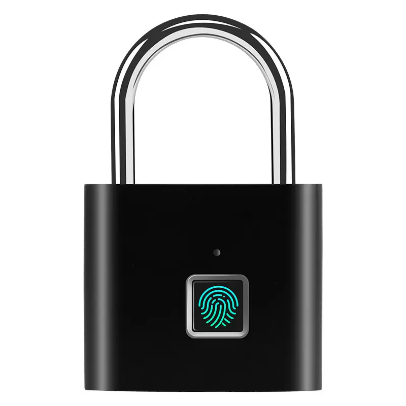 Quick Unlock Rack Keyless Portable USB Charging Fingerprint Lock,Smart Padlock Quick ...
