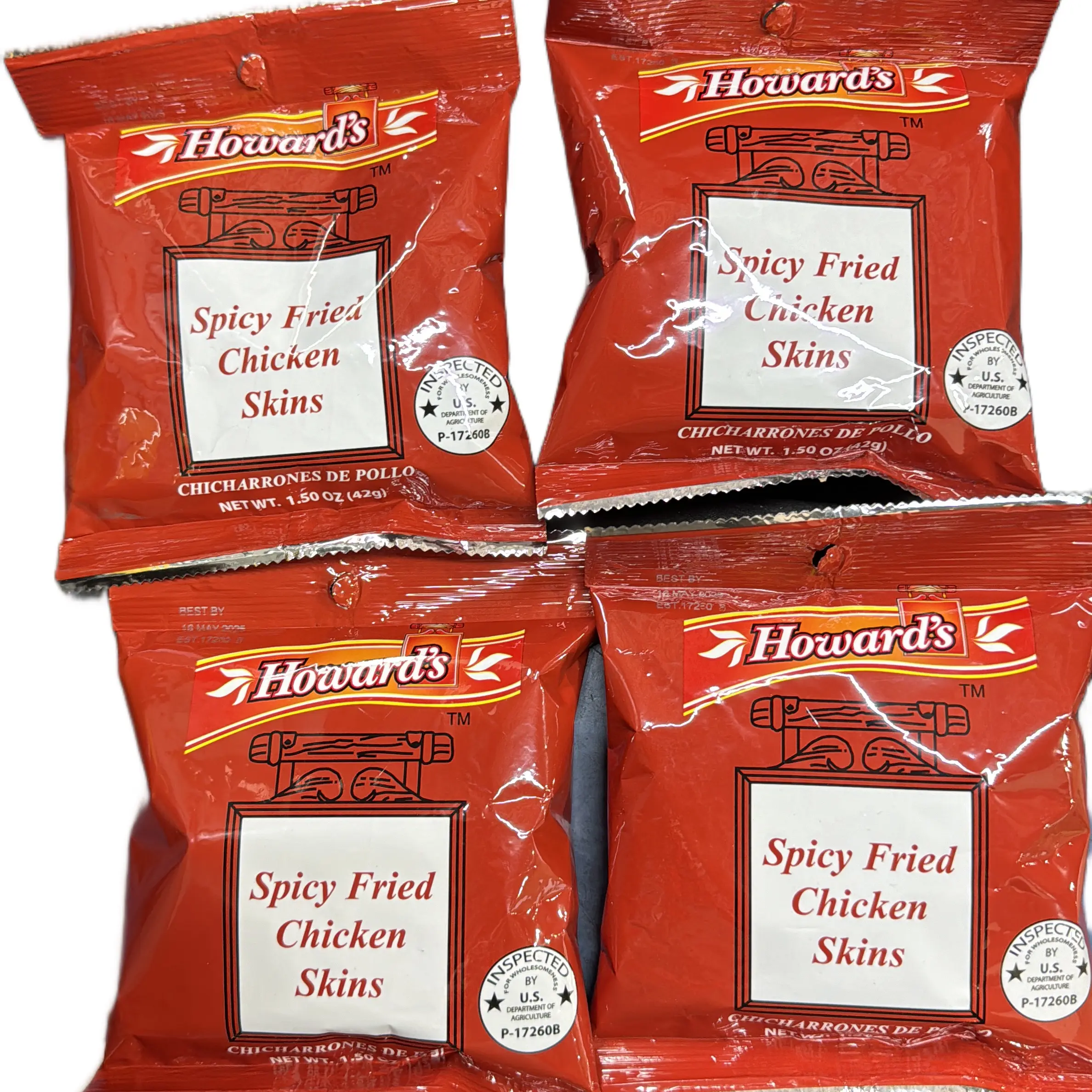 Howard's Fried Chicken Skin - Savory and Crunchy Snack Flavor Howard's Fried Chicken Skin - Savory and Crunchy Snack Flavor