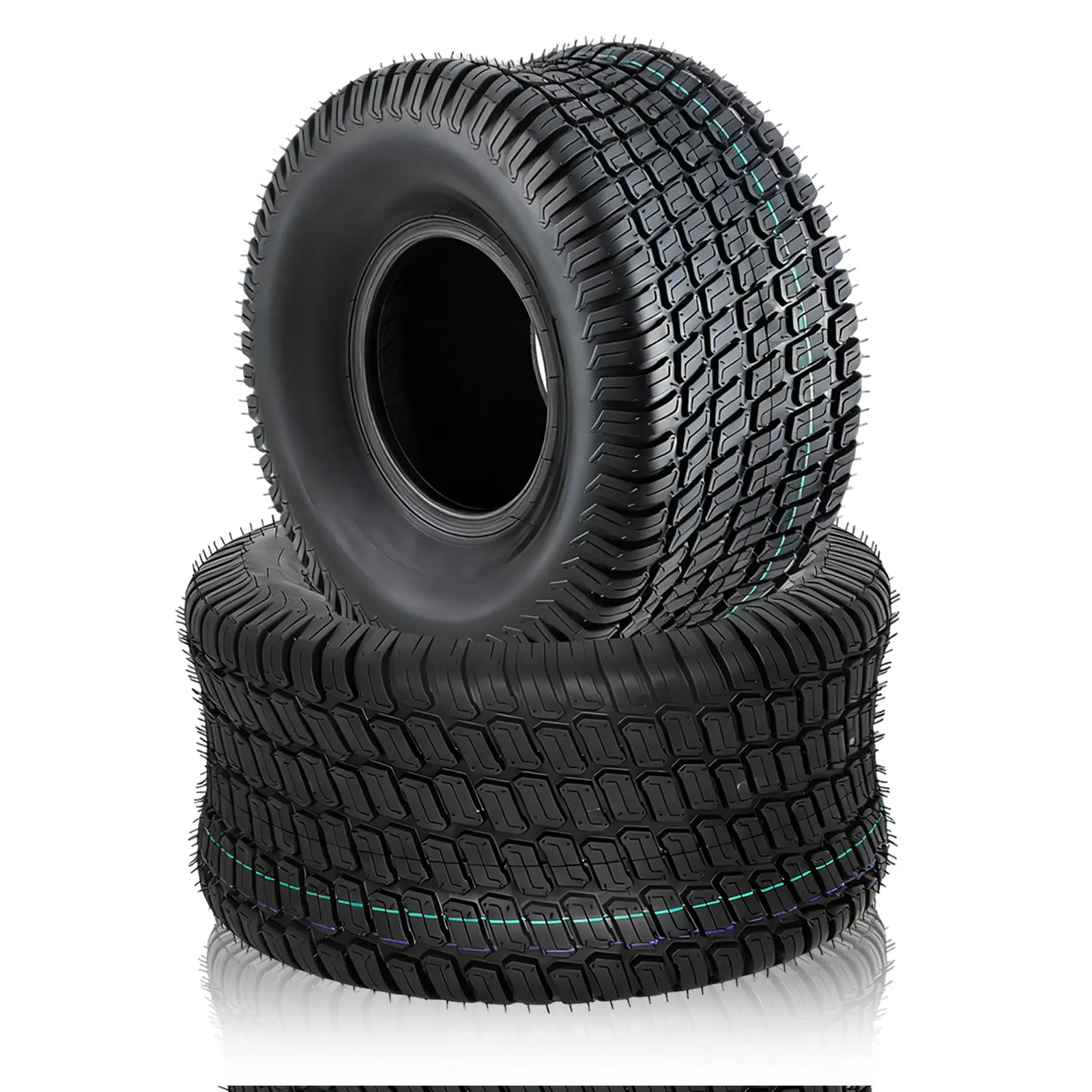 New Upgraded 2pcs 20x10.00-8 (4PR) Turf Tires, 1190 lbs Capacity, Fits 8" Rim Lawn Mower and Lawn Tractor Tire Replacement, Tires Only Rim Not Included, (20x10.00-8)