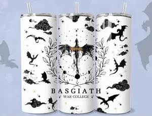 20 oz Skinny Tumbler - Dragon - Fourth Wing