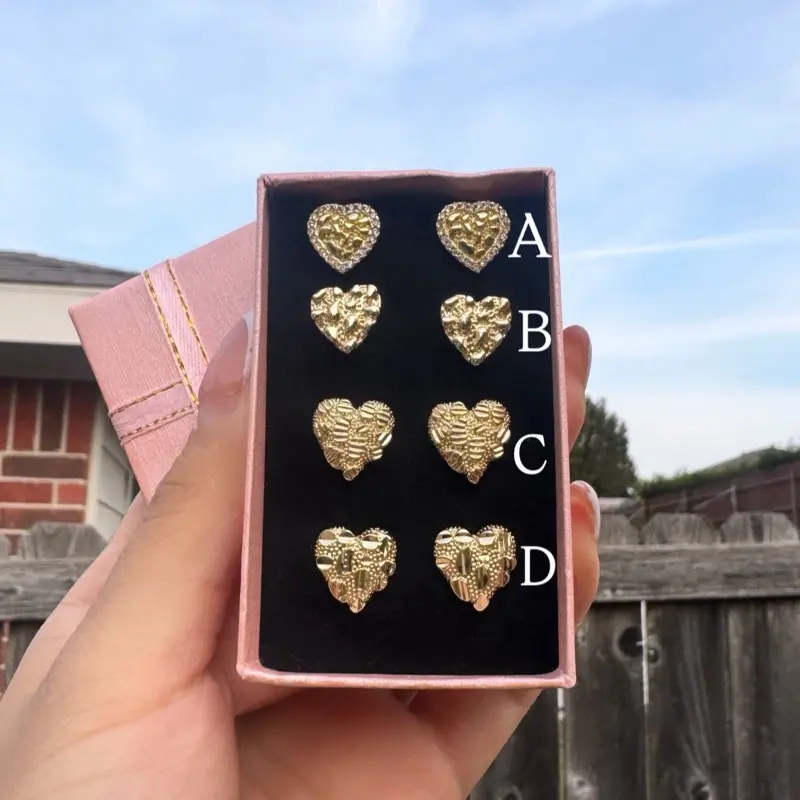 Nugget Gold Plated Earrings Nugget Gold Plated Earrings
