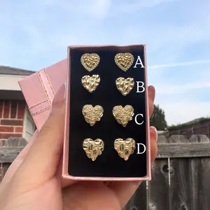 Nugget Gold Plated Earrings