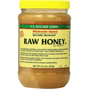 Y.S. Eco Bee Farms Raw Honey - 22 oz, Pack of 2