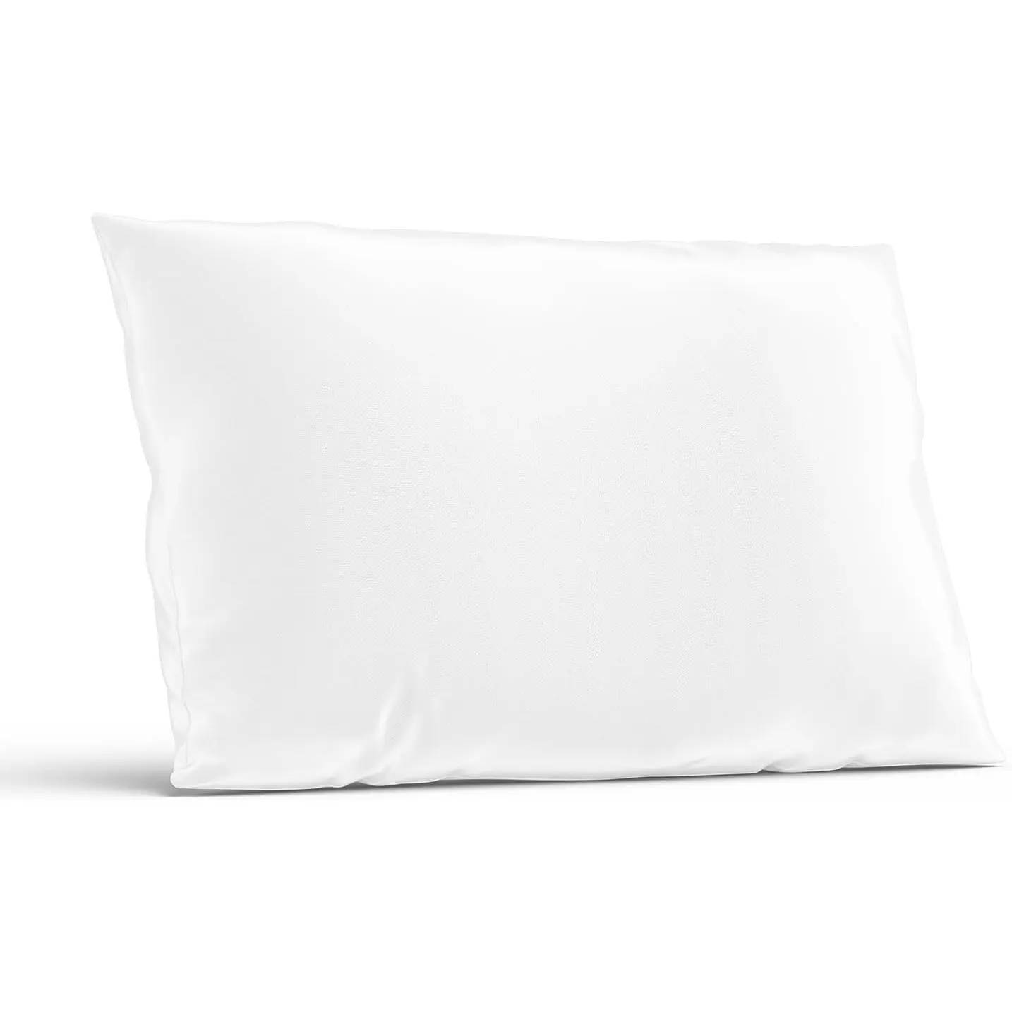 White Silk Pillow Case, Fits Standard  Pillow,  Mulberry Silk Pillowcase 22mm, 6H High-Grade Fibers,  Silk Pillowcase for   & Hair