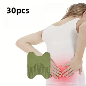 30pcs Self-Heating Moxibustion Back Pain Relief Patches, Ayurvedic Neck and Lumbar Care for Comfort and Wellness