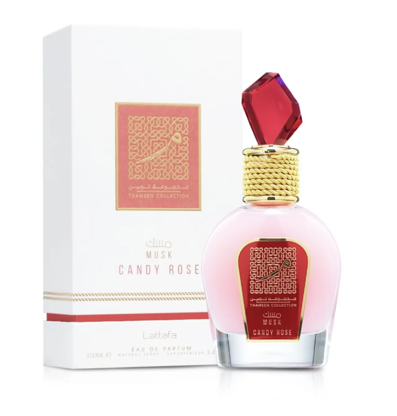 Lattafa Candy Rose Thameem Collection 100ML 3.4 Fl Oz Eau de Parfum Lattafa Candy Rose Thameem Collection 100ML 3.4 Fl Oz Eau de Parfum