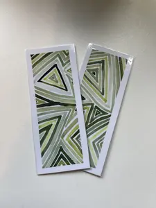 Green Handmade Bookmark