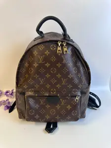 Pre-owned Louis Vuitton pvc leather Backpacks Palm Springs Backpack 12Z