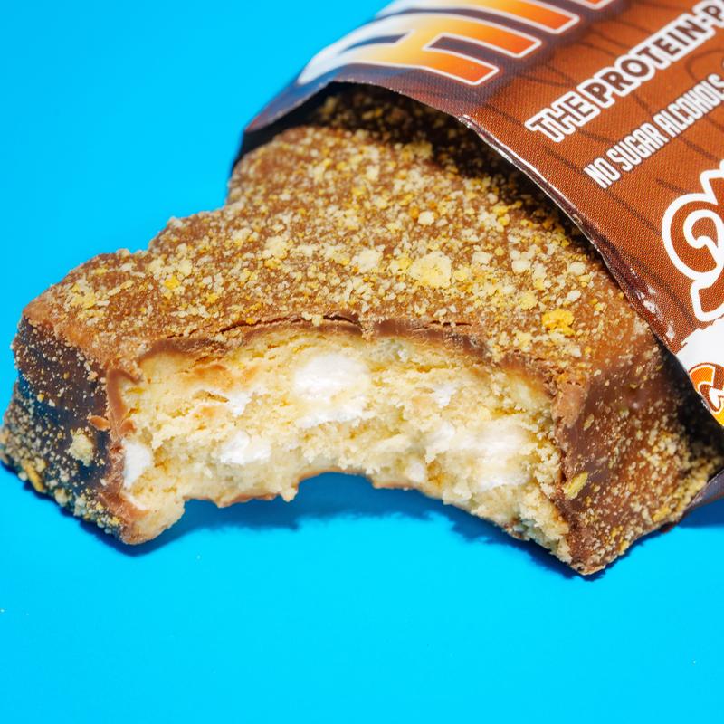 Campfire S'mores Anabar - 12 Pack - Best Tasting Protein Bar With 20 Grams Protein! Candy Bar Flavor Protein Bar Nutrition