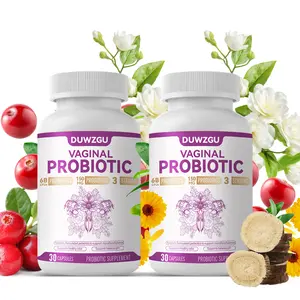 Feminine Probiotics Capsules - 30 CT with Organic Prebiotics and Cranberry Extract - pH Balance, Odor Control, Yeast Balance, Flora