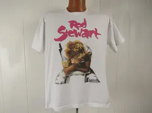 Vintage t shirt, Rod Stewart t shirt, 1980s t shirt, concert tour t shit, vintage clothing