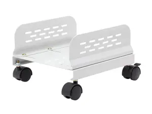 Syba SY-ACC65056 Heavy Duty Metal Body Computer Tower Case Roller/Holder/Stand with Casters - Beige