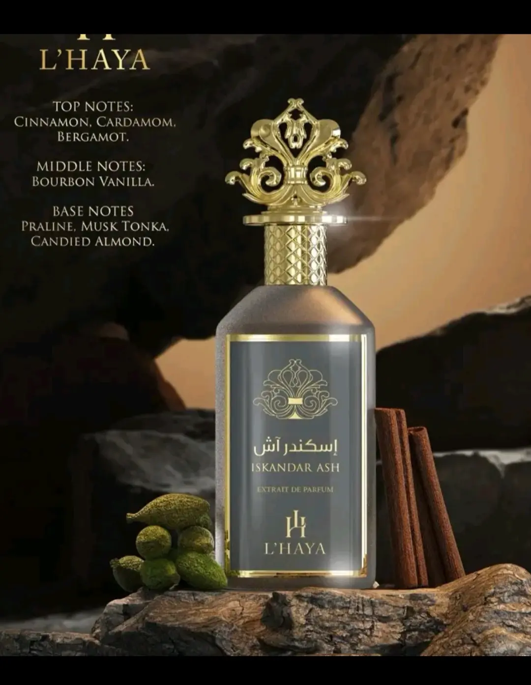 L`HAYA - ISKANDER ASH- EXTRAIT DE PARFUM