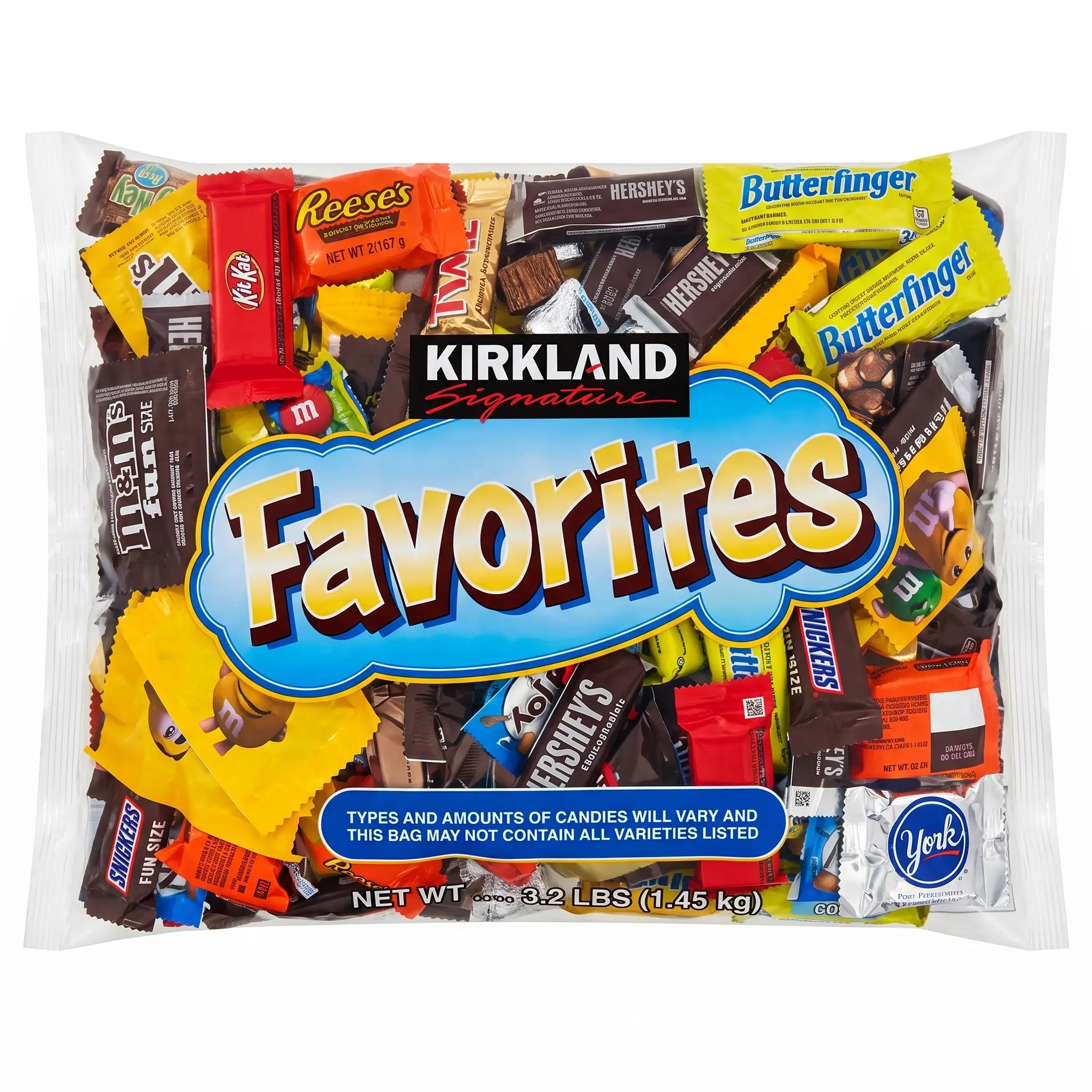 Kirkland Signature 90 oz All-Chocolate Variety Bag, 10 Unique Flavors, Assorted Chocolate Snacks for Snacking, Sharing or Dessert