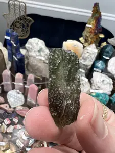 Moldavite - Tektite from Czech Republic