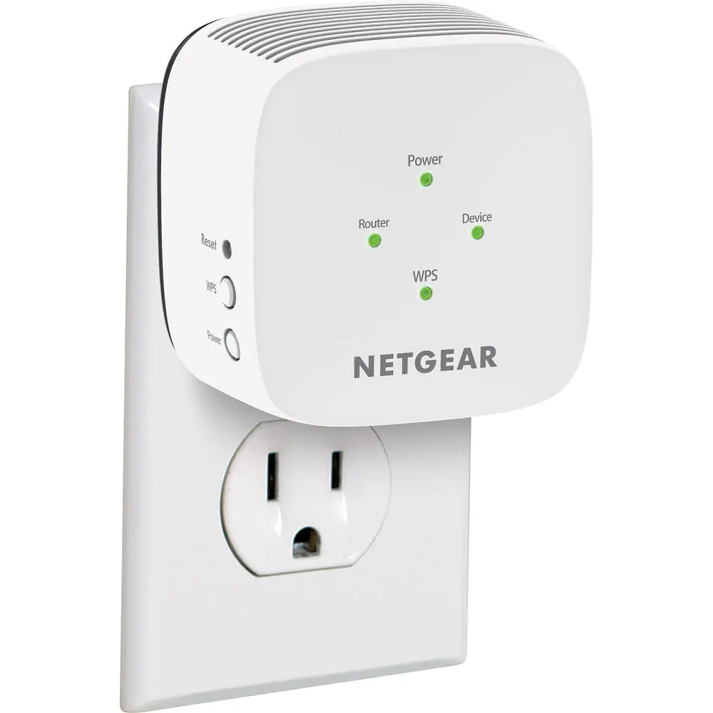 NETGEAR AC1200 WiFi Range Extender, Wall-plug (EX6110)
