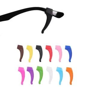 Anti-slip eyeglass covers, anti-slip ear hooks, ear-cup anti-slip eyeglass frames, comfortable and soft silicone eyeglasses, suitable for sunglasses, anti-sweat fit for sports eyeglass straps, suitable for all daily scenarios
