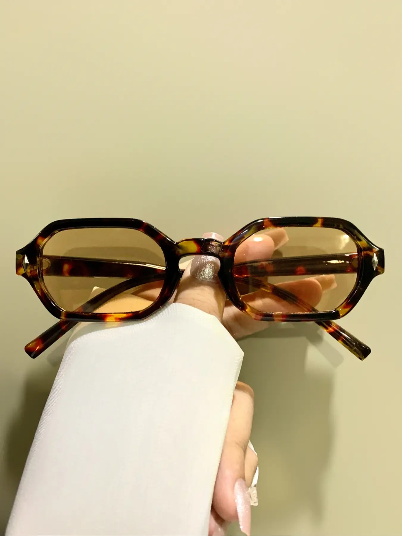 Simple Retro Polygonal Glasses, Casual Stylish Glasses, Small Frame Fashionable Casual Decorative Eyewear for Men and Women, Trendy Casual Frames
