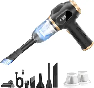 Handheld Cordless Car Vacuum Cleaner, 12000Pa High-Power Mini Vacuum, Suitable for Car, Home, Office & Outdoor Use