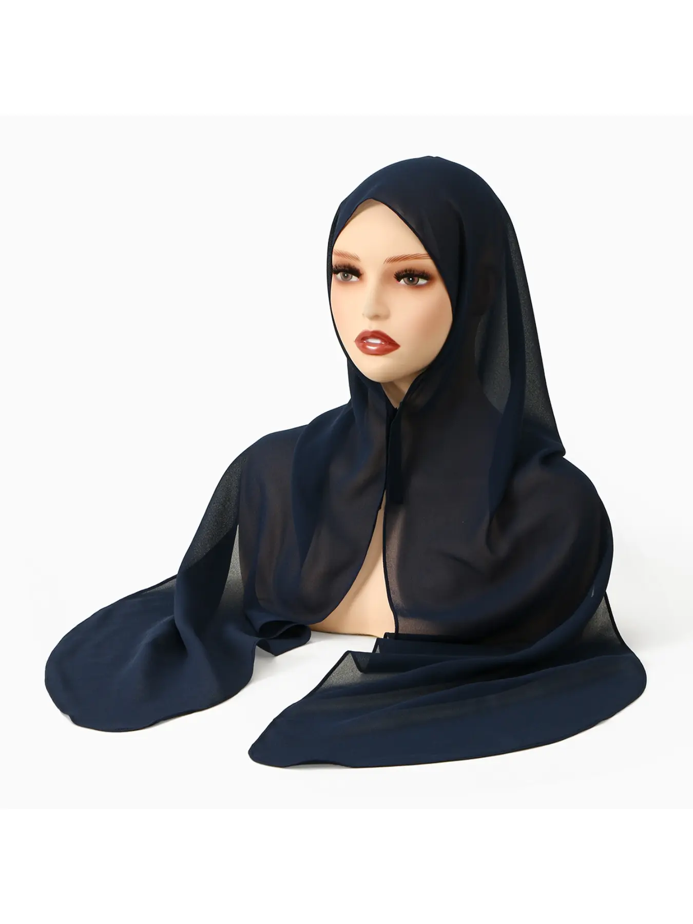 New magnet chiffon versatile headscarf Southeast Asian women ethnic style fashionable headwrap shawl scarf