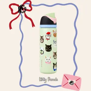 NEW Owala "Rolling In" 24 oz Birthday Bash 2026 Special Edition Ocean Beach Blue Tiktok Drinkware Flask Tumbler Water Bottles